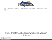 Tablet Screenshot of nusystems.com